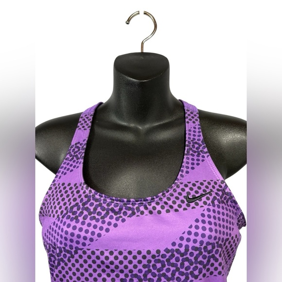 Nike, Dri-FIT Purple Patterned Workout Tank Top, Small 🏃♀️➡️ - Picture 3 of 12